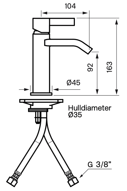 Tapwell ARM071 servantbatteri Bronze