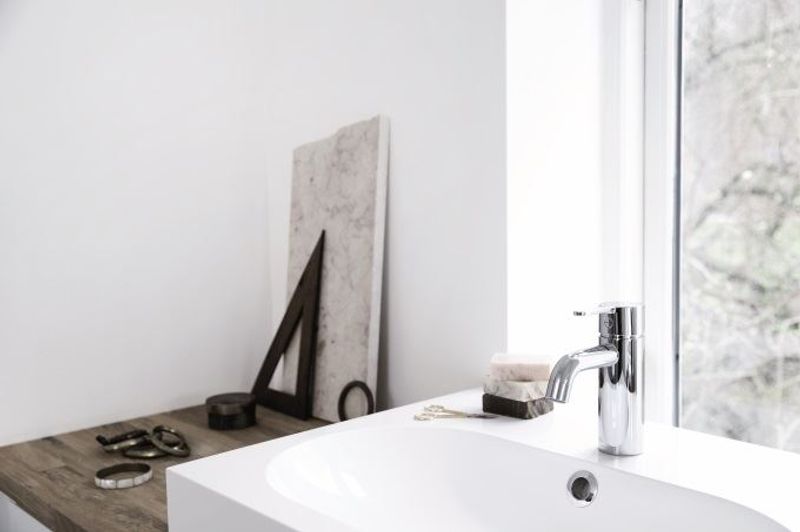 Silhouet servantkran, krom