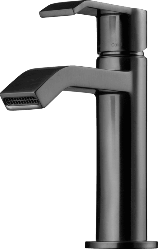 Tapwell VIC071 Servantbatteri Brushed Black Chrome