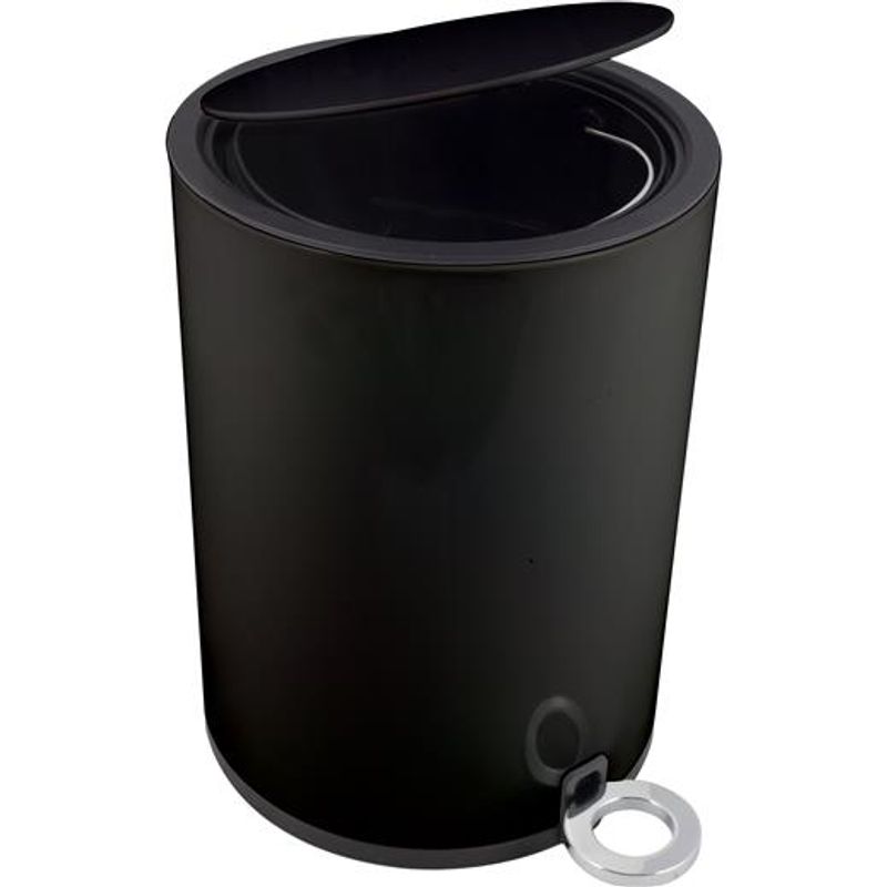 Poppis Pedalbøtte 3 l. matt sort
