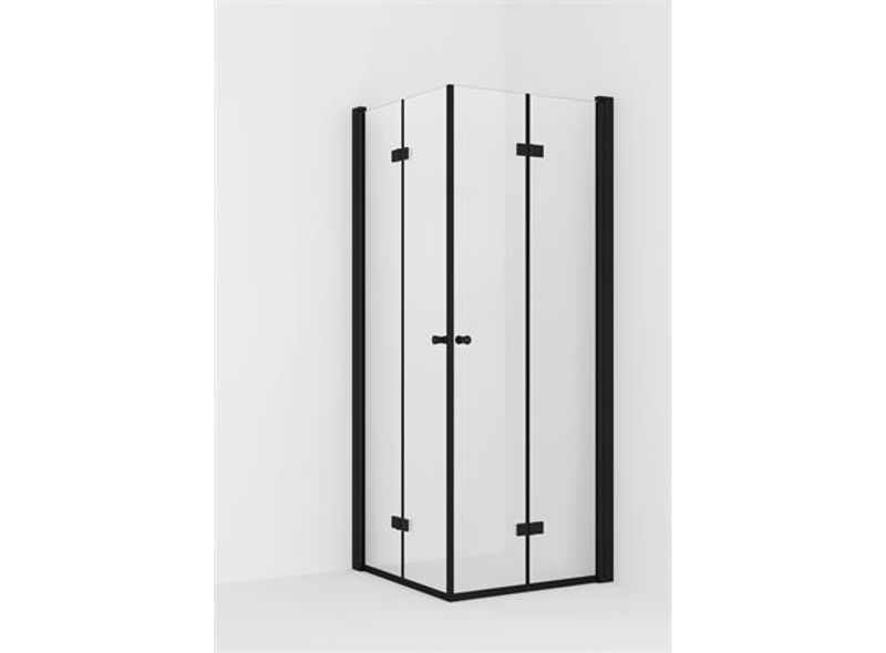 VikingBad Dusjhjørne leddet LIAM 70x80cm H, sort