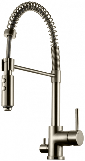 Hovedbilde Tapwell EVO186 Brushed Nickel Kjøkkenbatteri