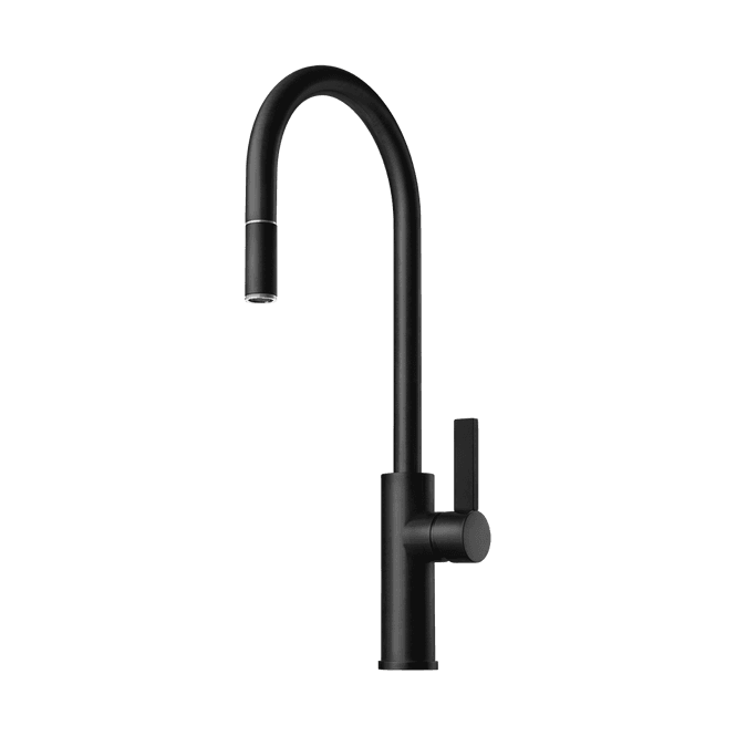 Hovedbilde Tapwell ARM185 Matt Sort Kjøkkenbatteri