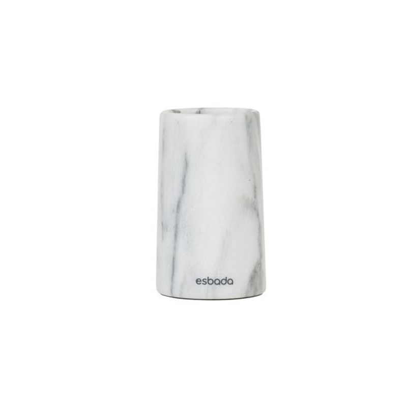 Esbada Marmor Tannglass, hvit