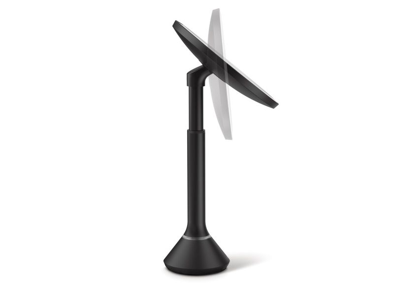 Simplehuman sensorspeil med berøringskontroll og stemningslys matt sort