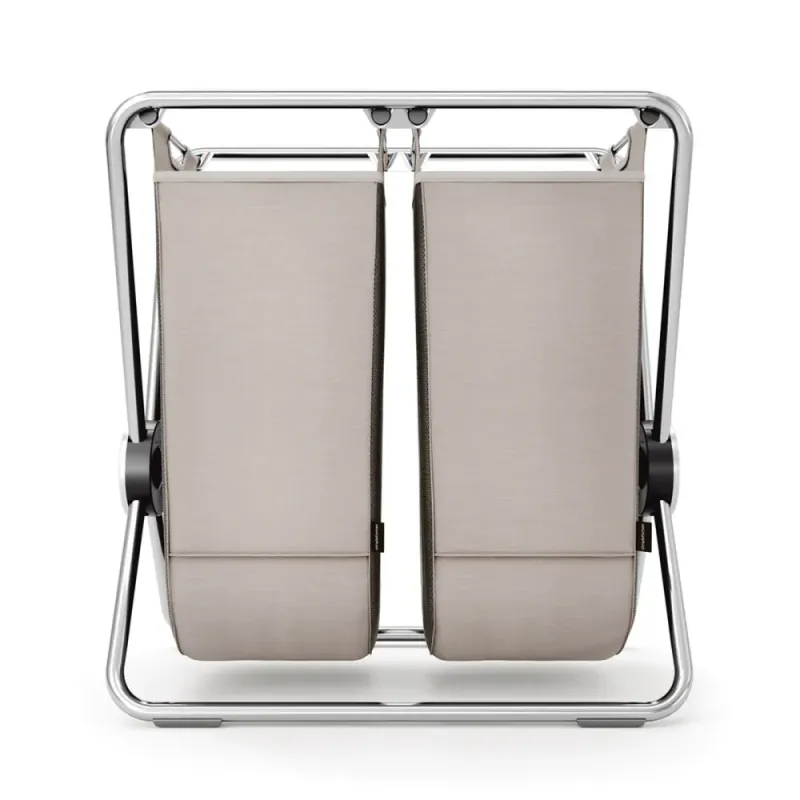 Simplehuman X-Frame skittentøyskurv Dobbel Børstet stål