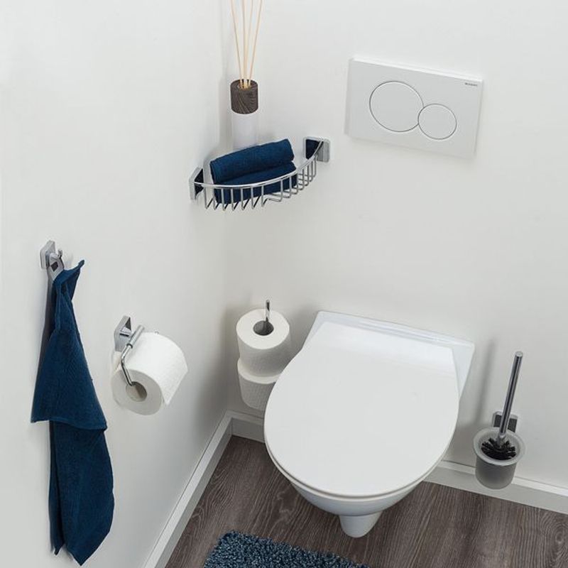 Tiger Onu liten krok – krom, selvklebende veggkrok