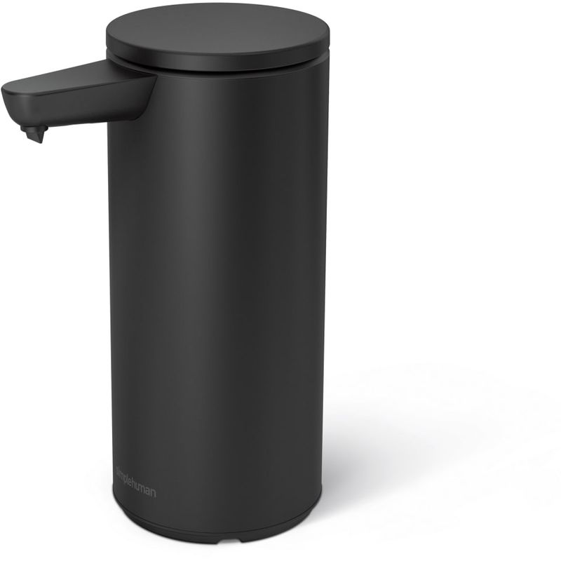 Simplehuman ST1084 automatisk såpedispenser oppladbar Sort Matt stål