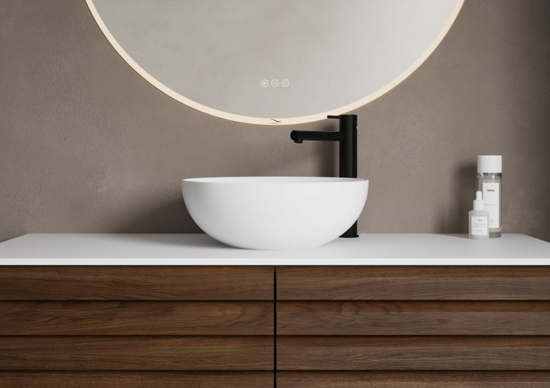 LinnBad Selma Servantskap Eikestav, 2 skuffer