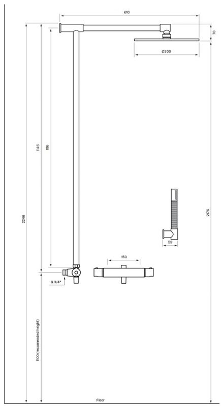 Tapwell TVM300 takdusj Kobber