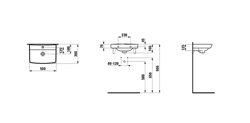 Laufen Pro-N servant 50 cm