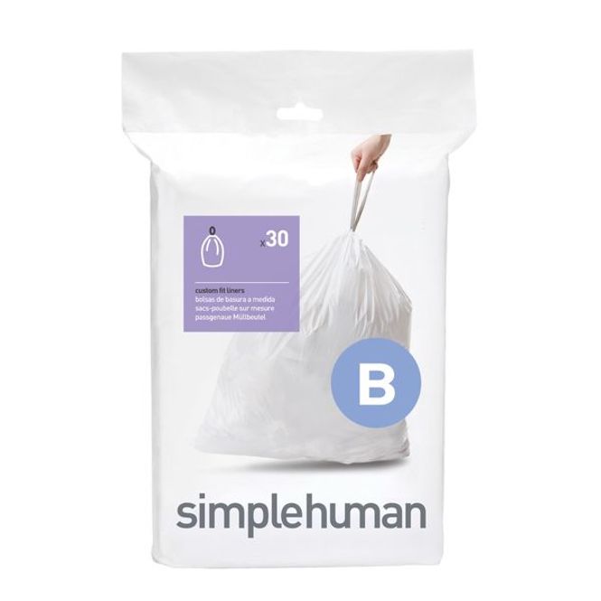 Hovedbilde Simplehuman avfallsposer B, 6 l.