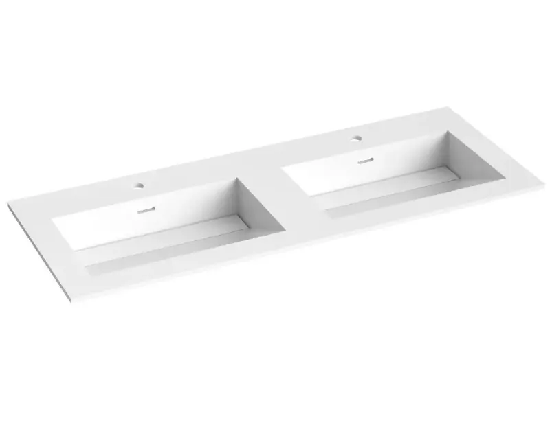 Corian servant med skrå bunn