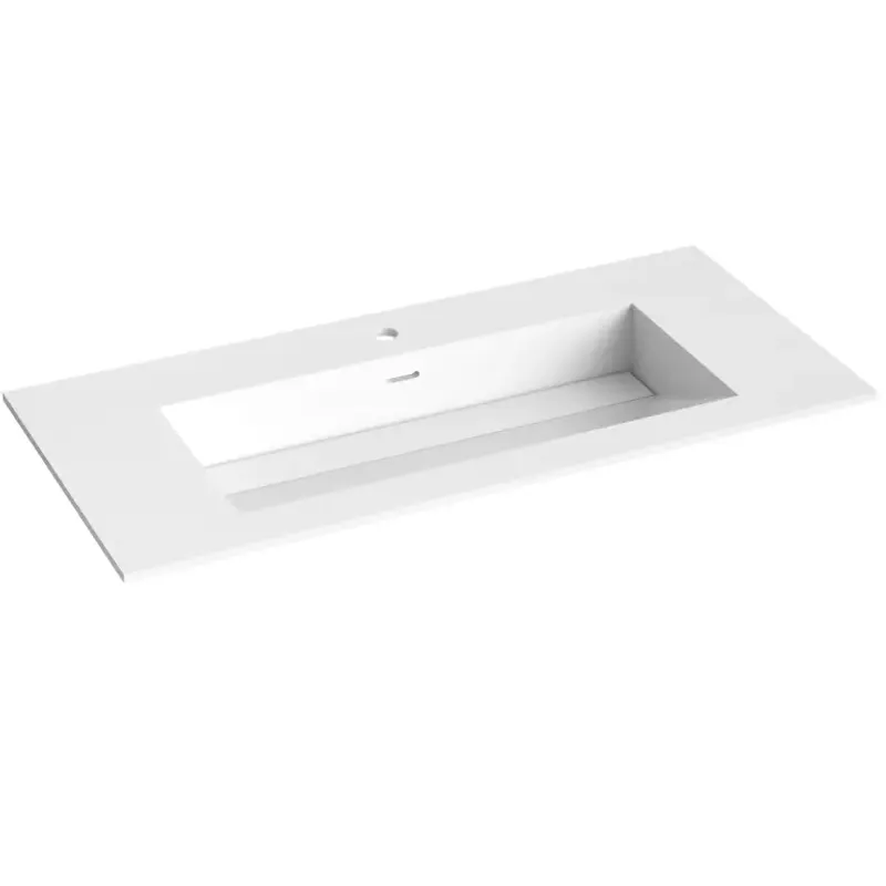 Corian servant med skrå bunn