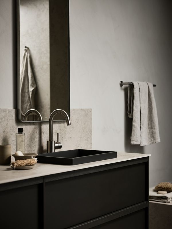 Tapwell EVO078 servantbatteri Brushed Nickel